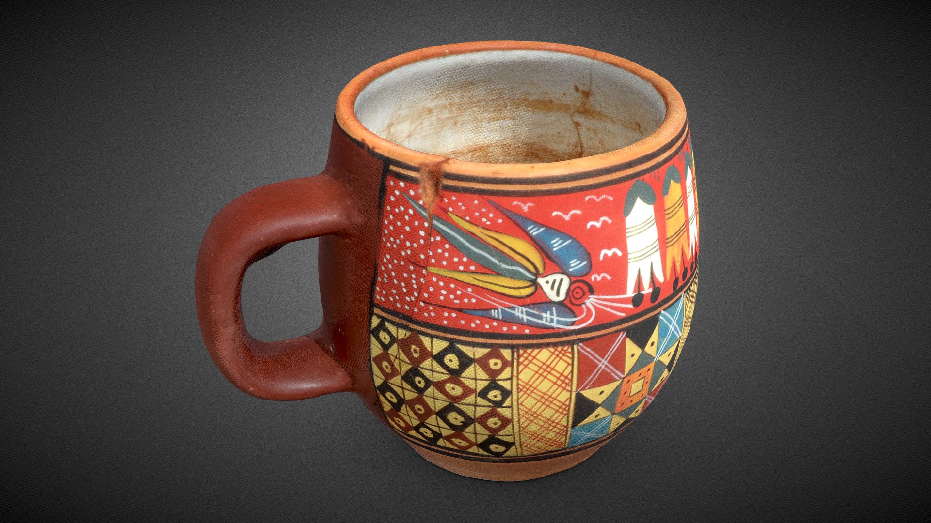 Tea Mug From Peru 3d model