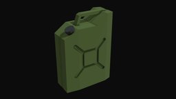 Jerry Can Low Poly