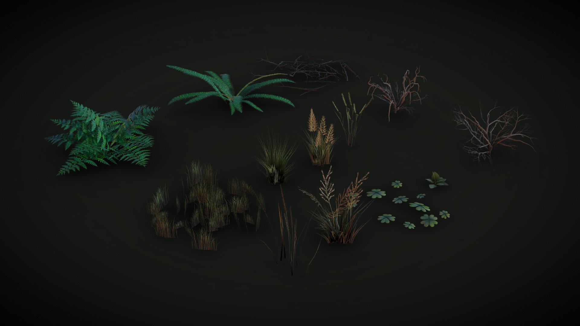 Some Foliage 3d model