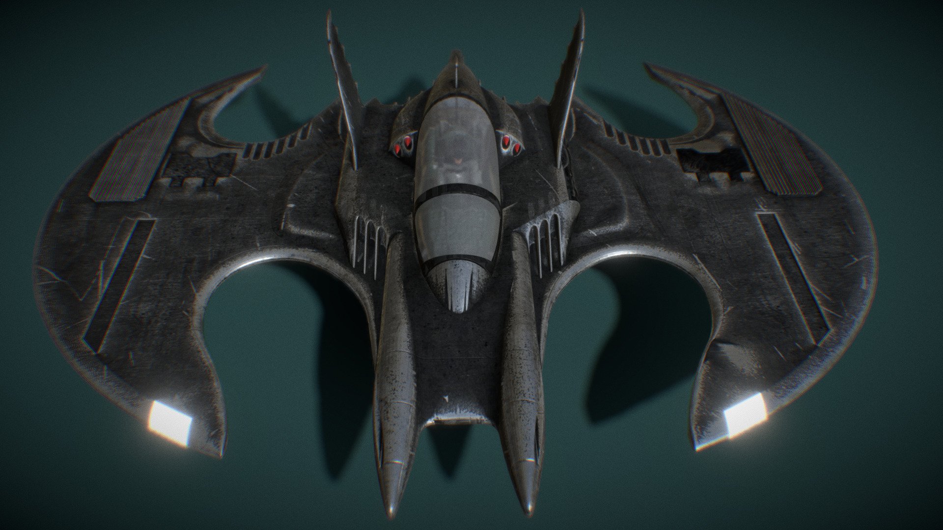 Batwing from Batman 1989 3d model