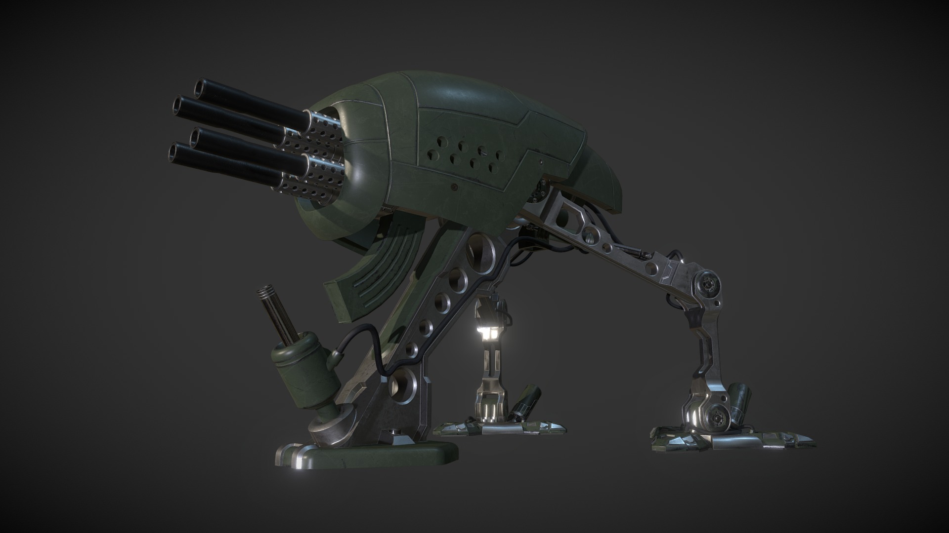 Sentry gun 3d model