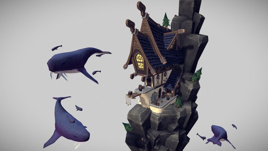 The Sky Fishery 3d model