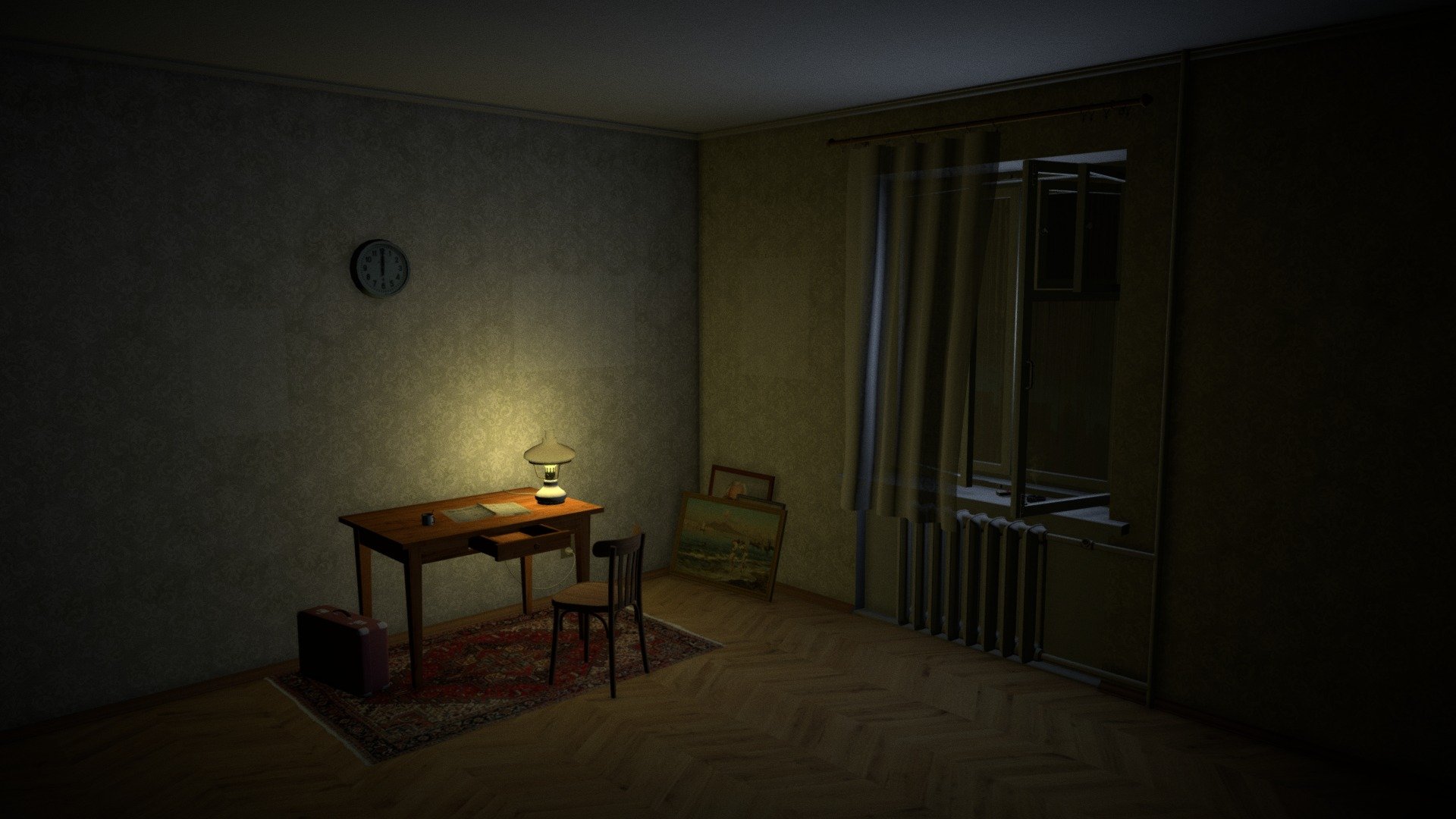 Old Room 3d model