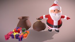 Santa Claus with Presents