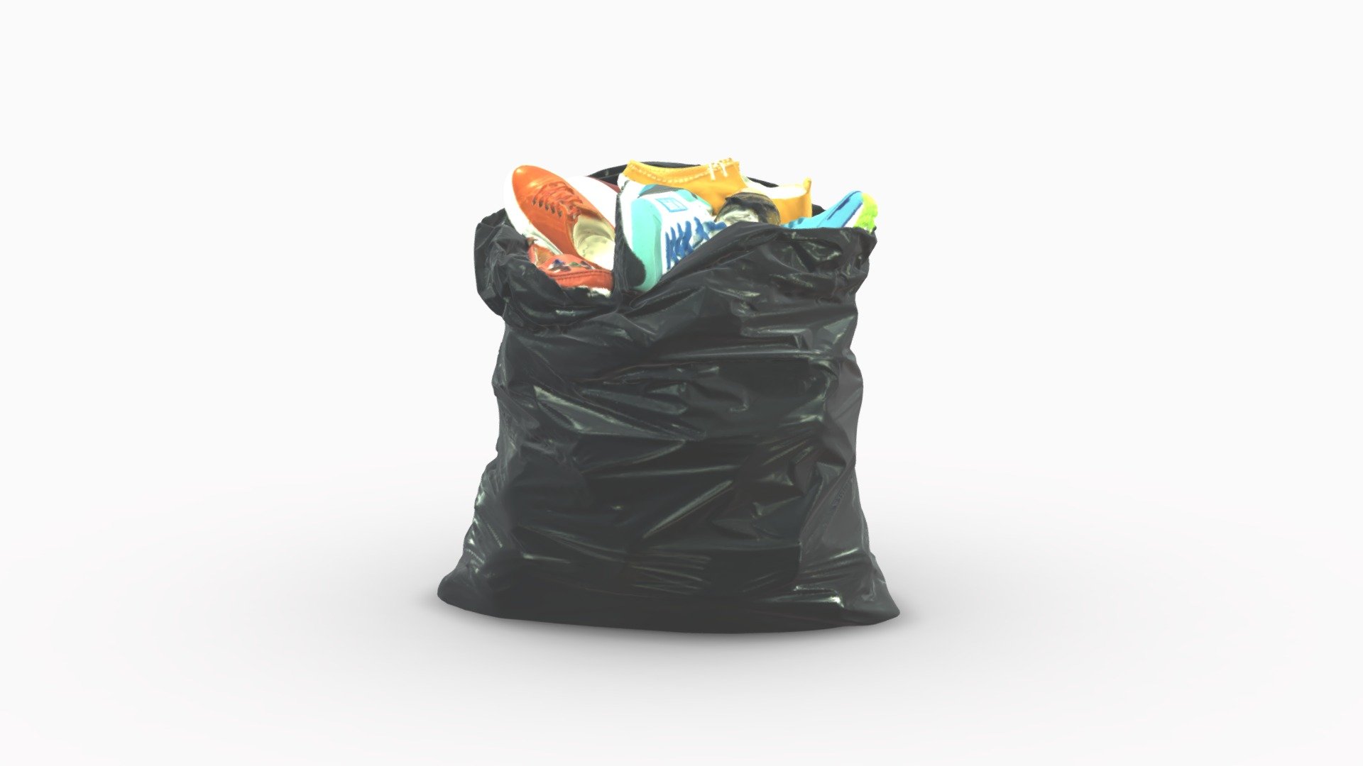 Garbage bag 0147 3d model