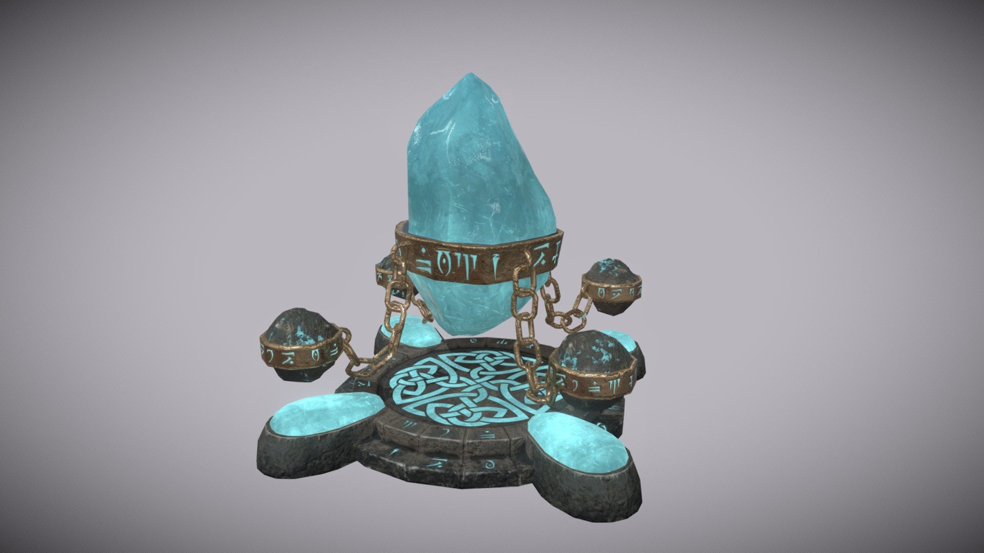 rune crystal 3d model