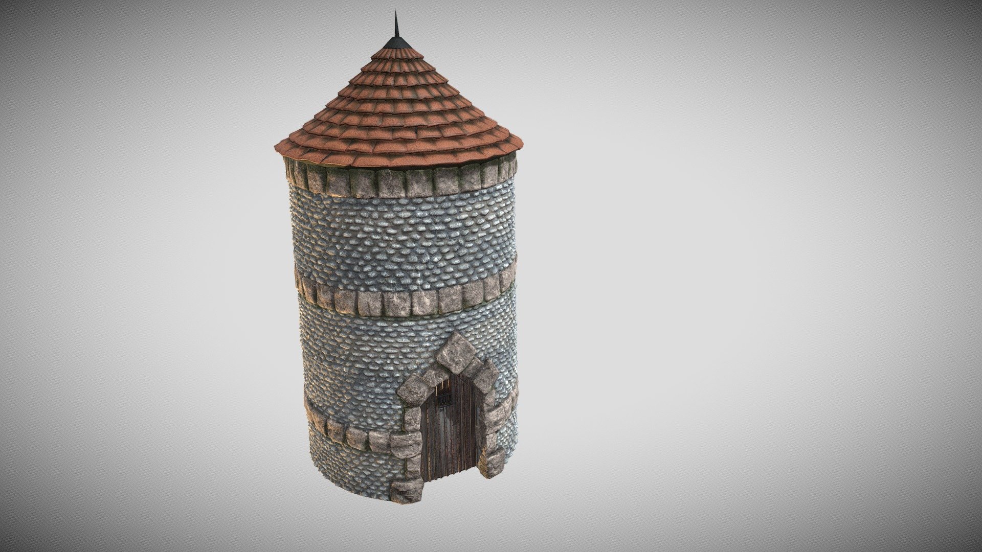 Medieval Tower 3d model