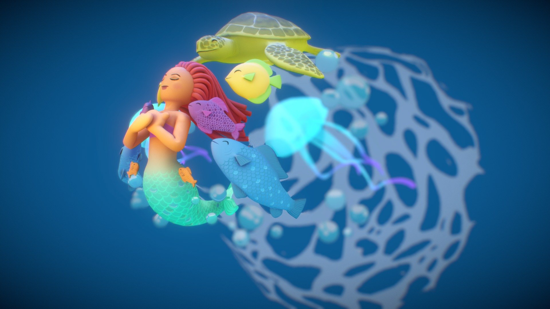 The Little Mermaid 3d model