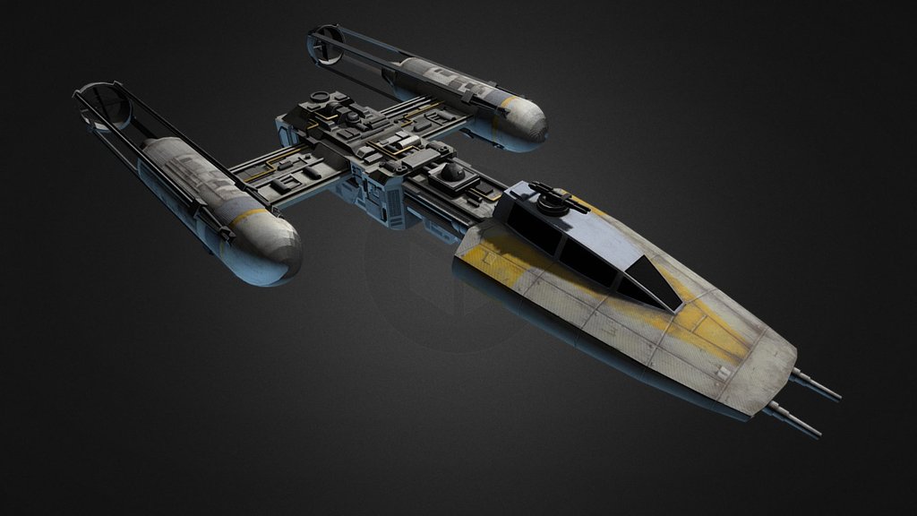 Y-Wing 3d model