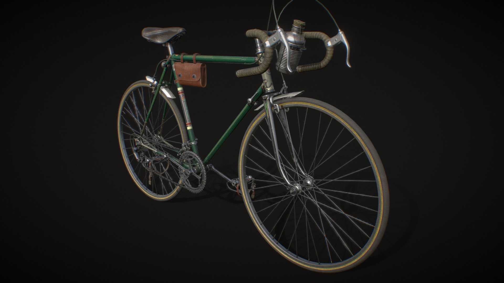 Vintage Bike 3d model