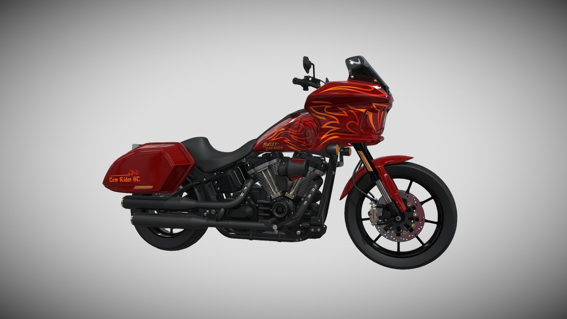 Harley-Davidson Low Rider ST 3d model