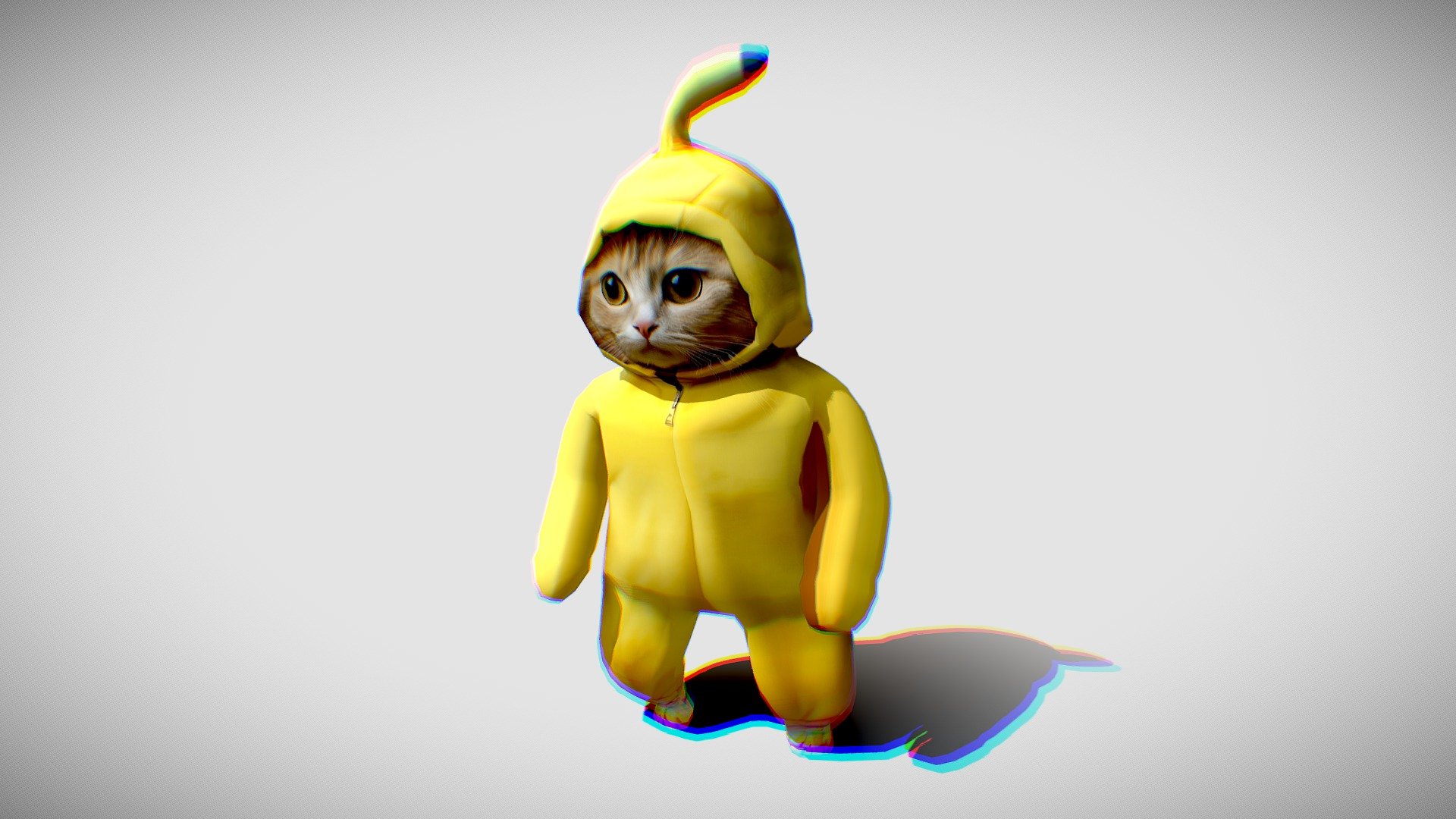 Banana Cat 3d model