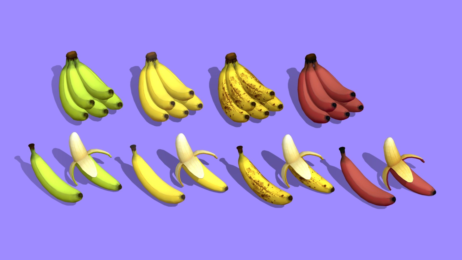 Bananas 3d model