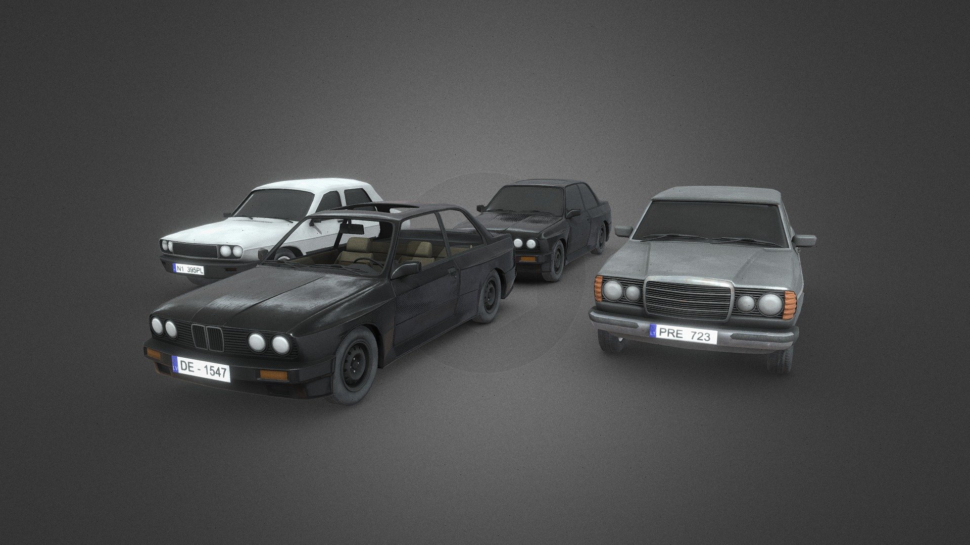 Car Pack East 1 3d model