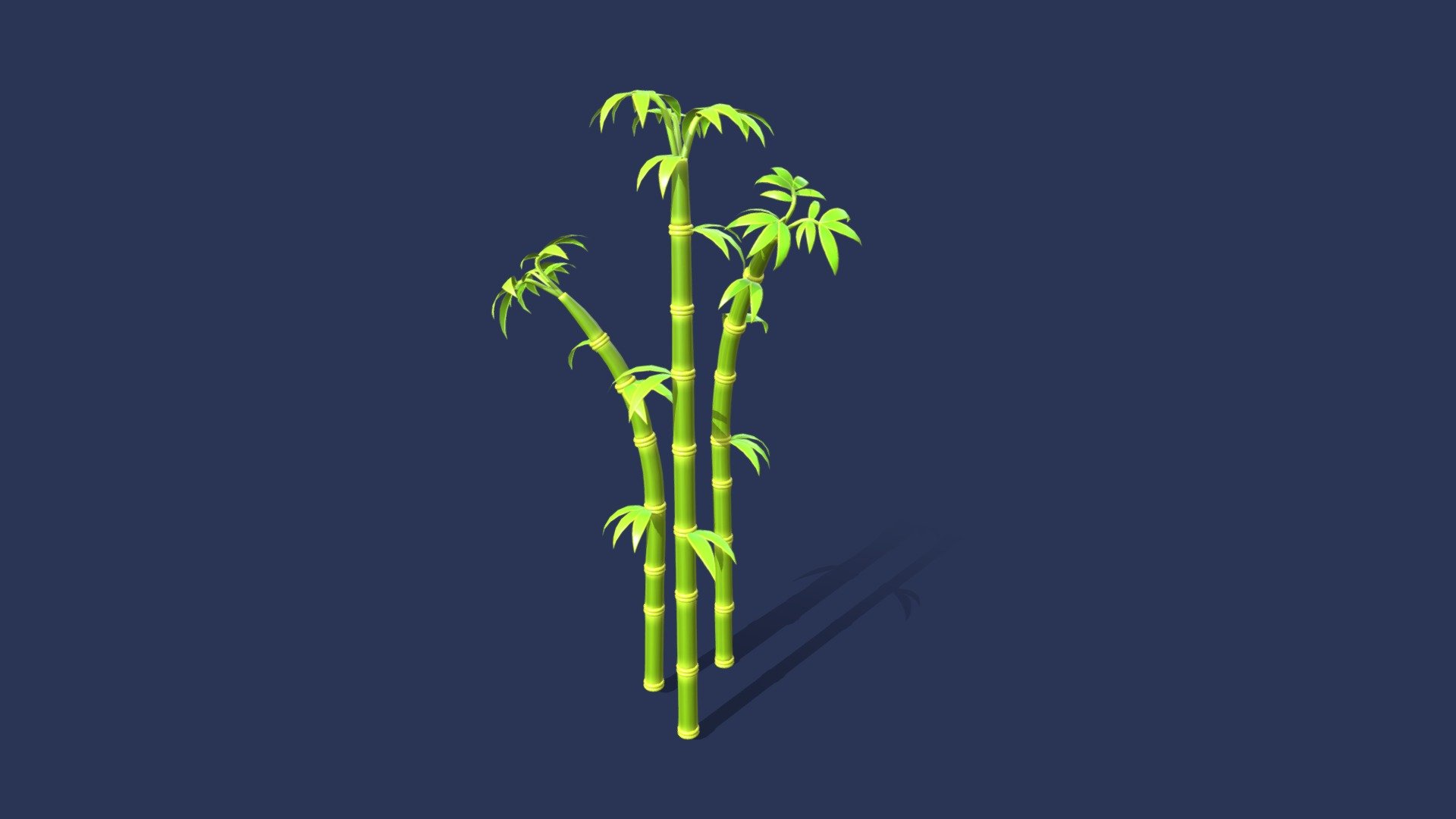 Stylized Bamboo 3d model