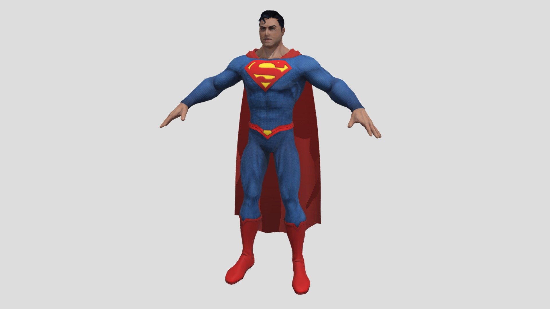 Superman DCUO 3d model