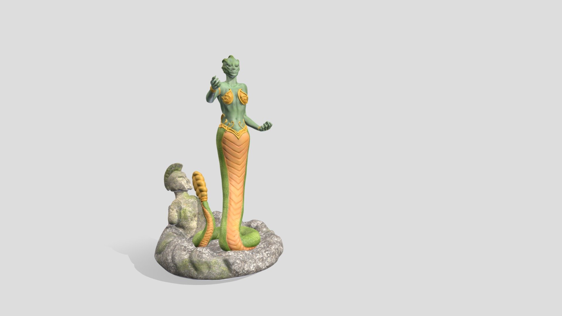 Medusa Mythological 3d model