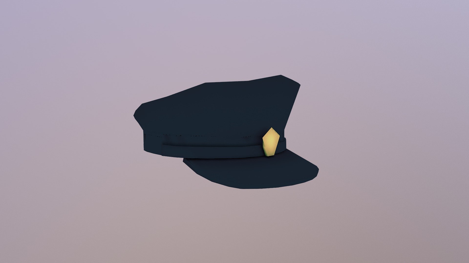 Cop Hat Asset 3d model