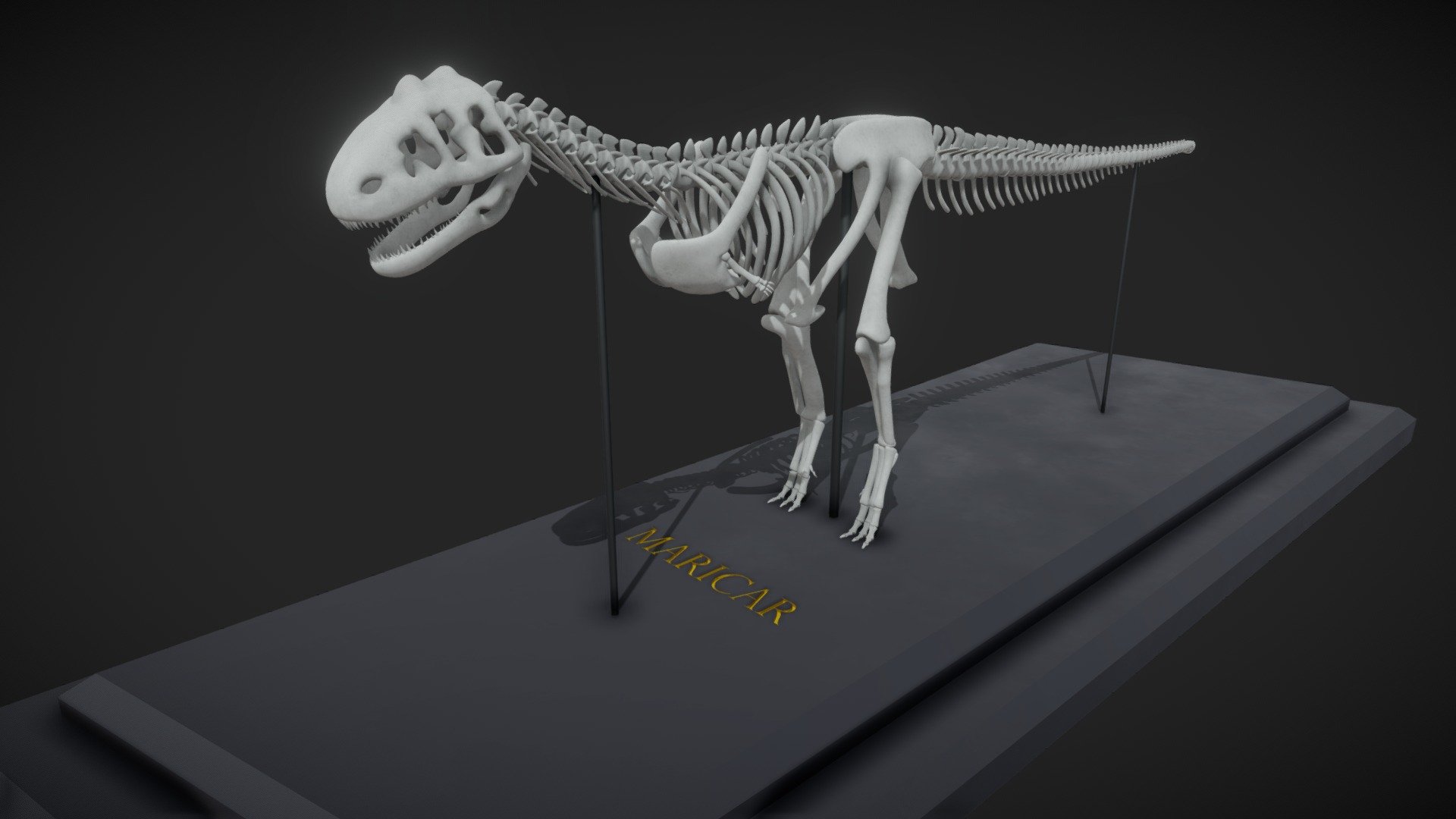 Majungasaurus Skeleton 3d model