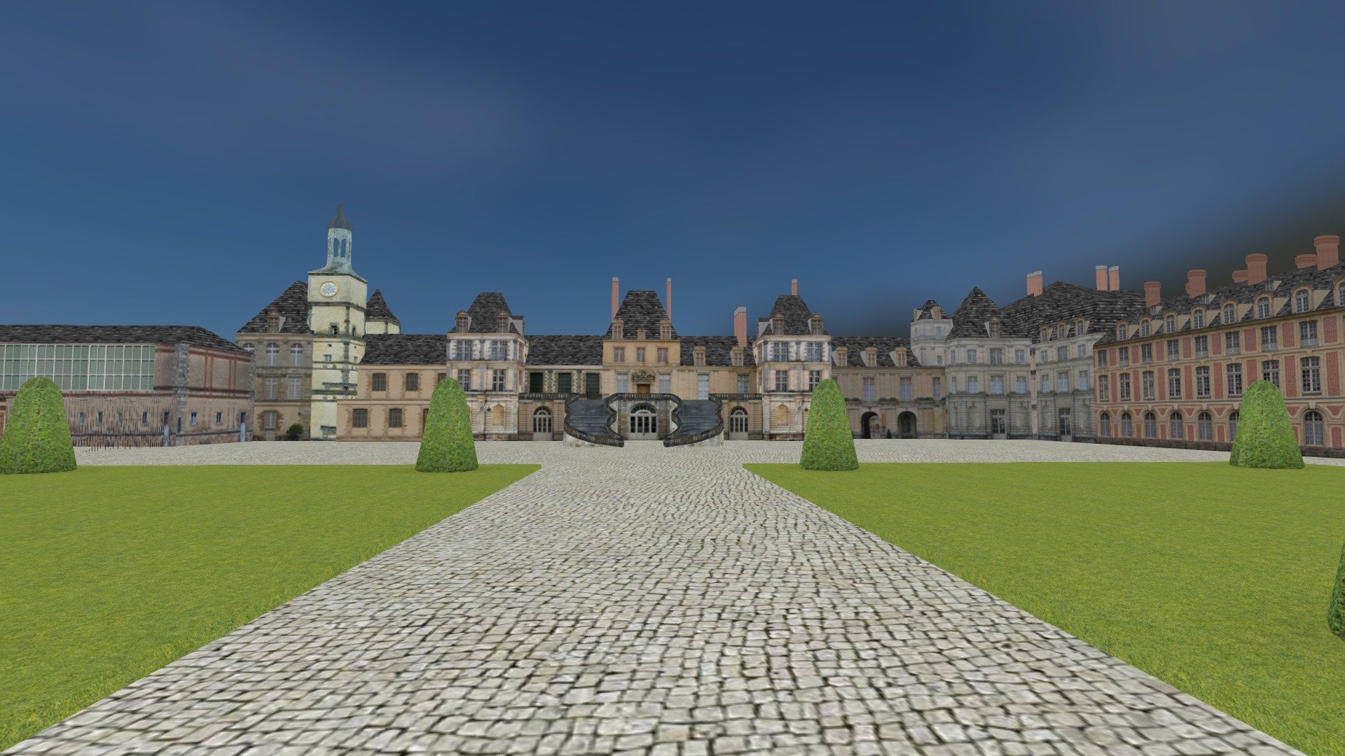 Fontainebleau 3d model