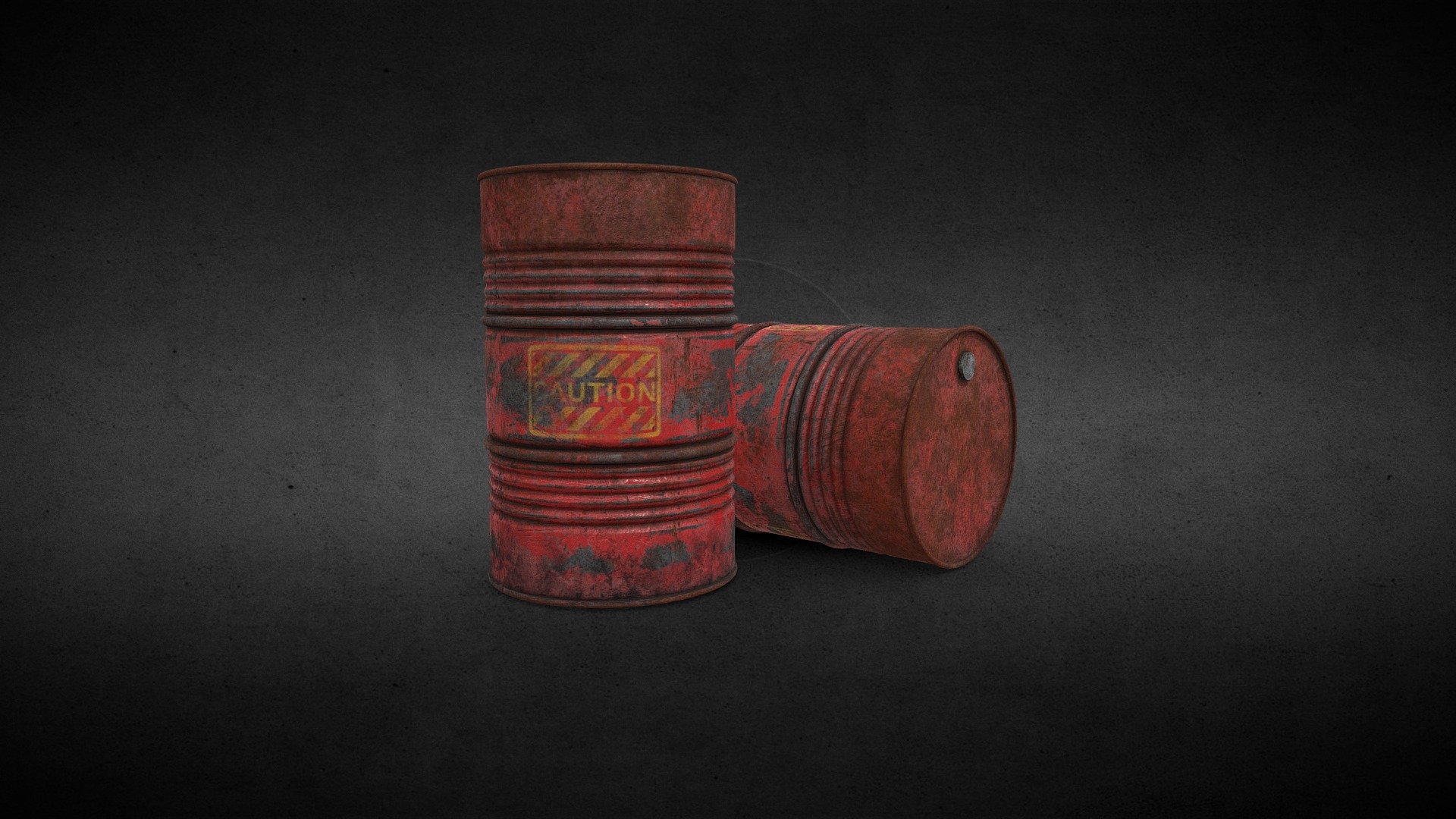 Oil Drum 3d model