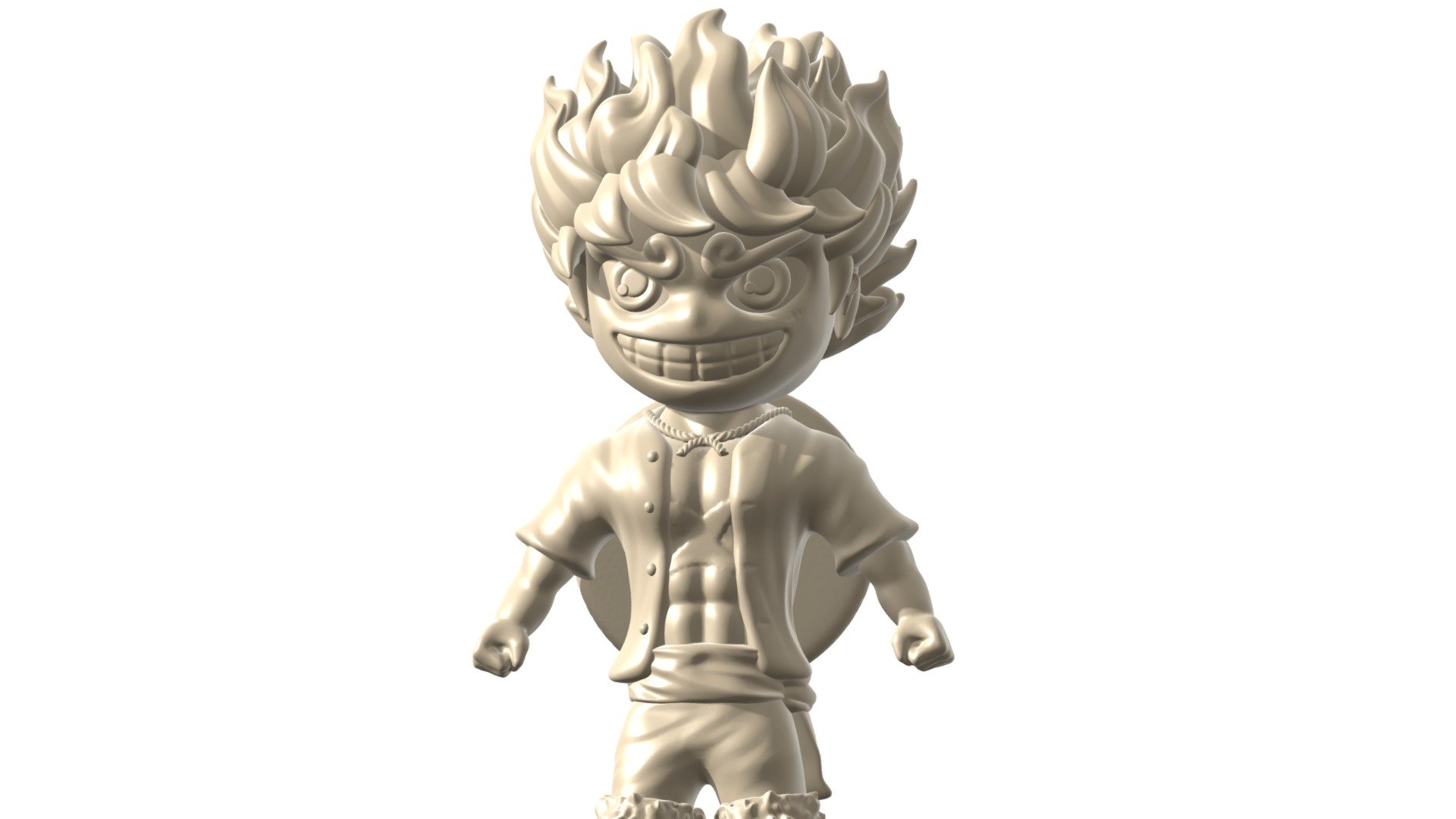 Luffy D. Monkey Gear 5 One Piece 3d model