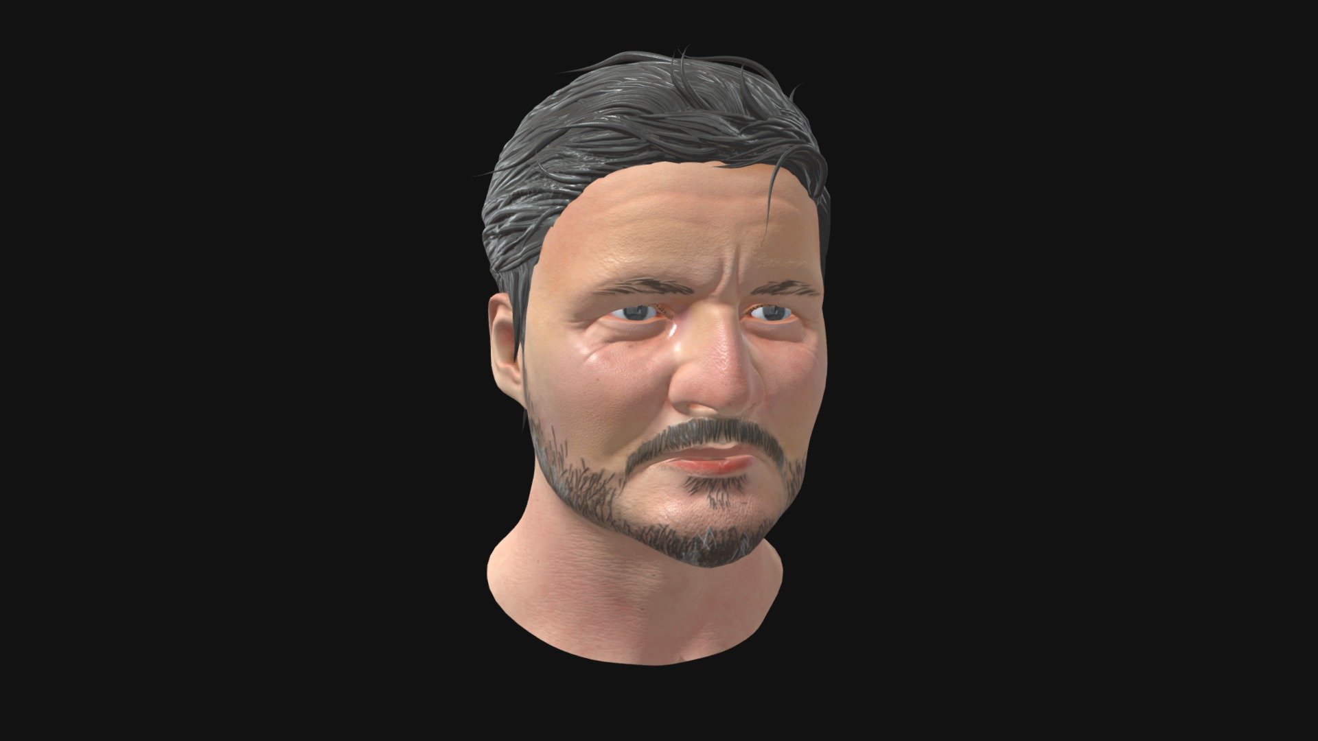 Pedro Pascal Sculpt 3d model