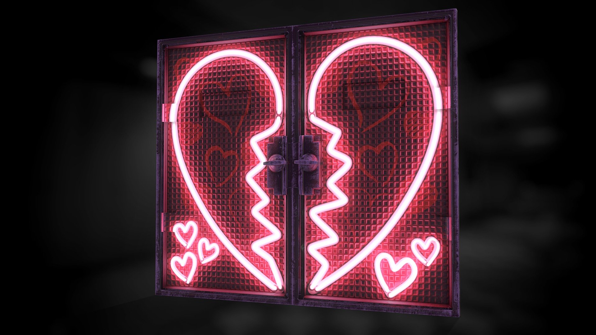 Heartbreaker Double Door 3d model