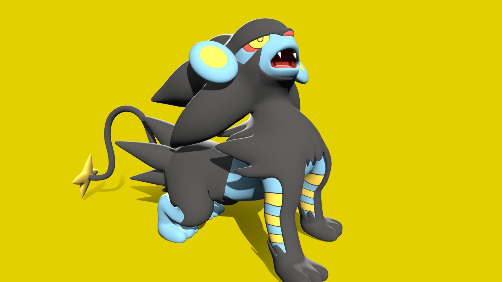 Luxray 3d model