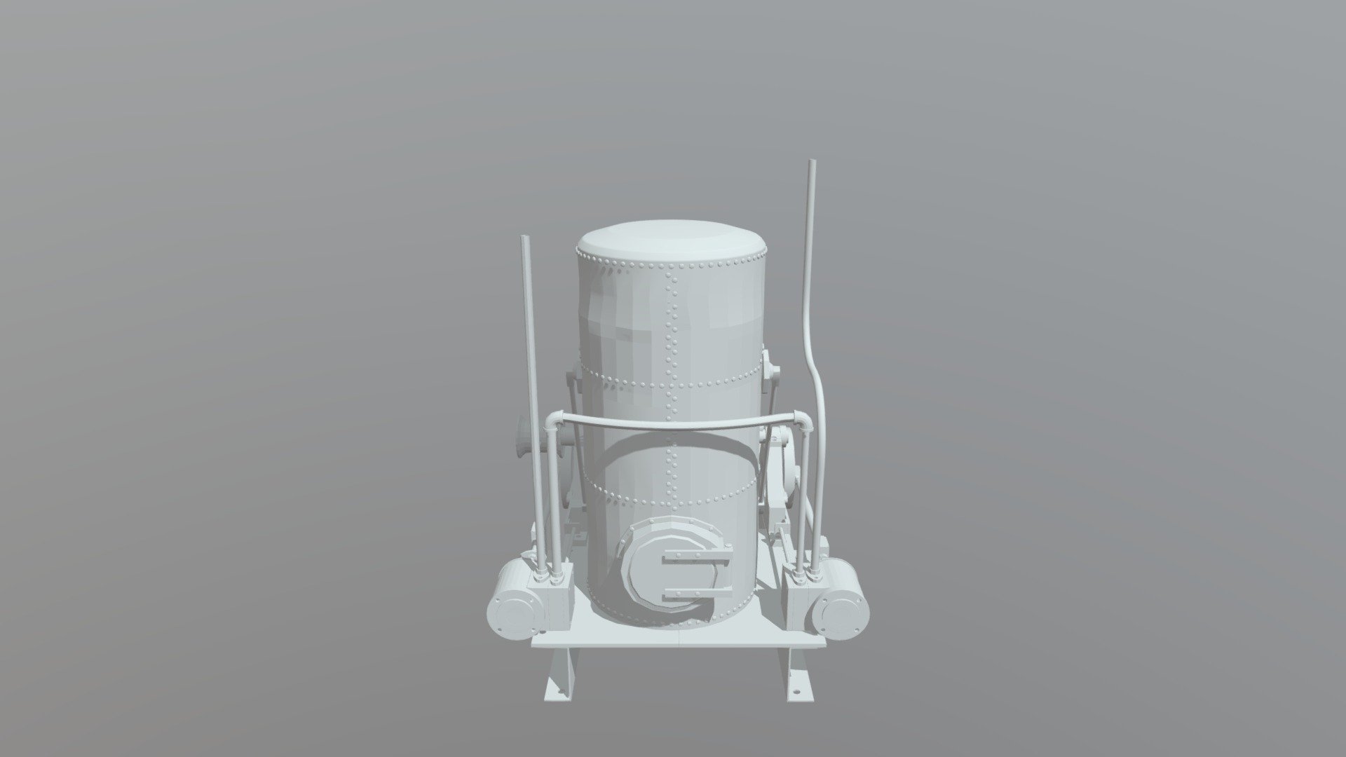 Steam Donkey 01 3d model