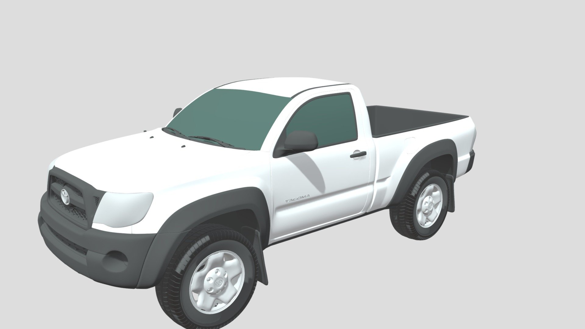 Toyota Tacoma Regular Cab (2011) 3d model