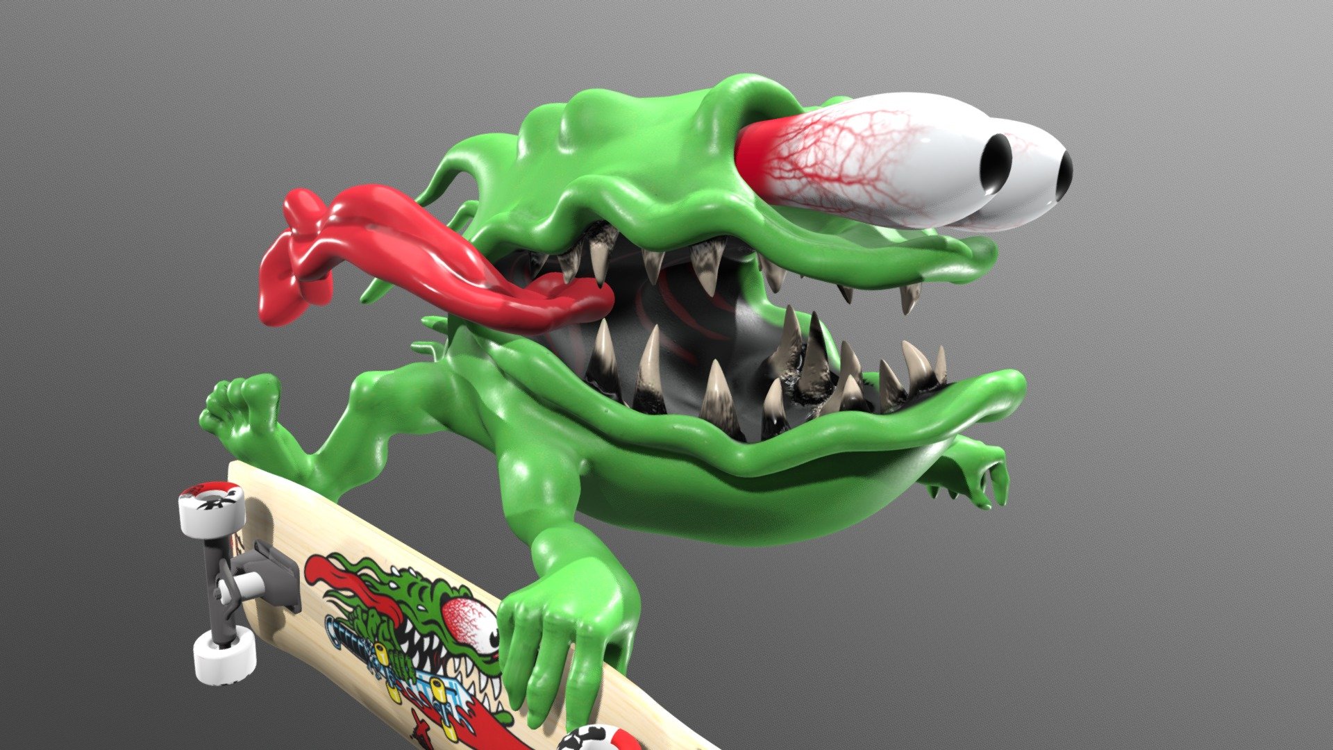 Santa Cruz Slasher 3d model