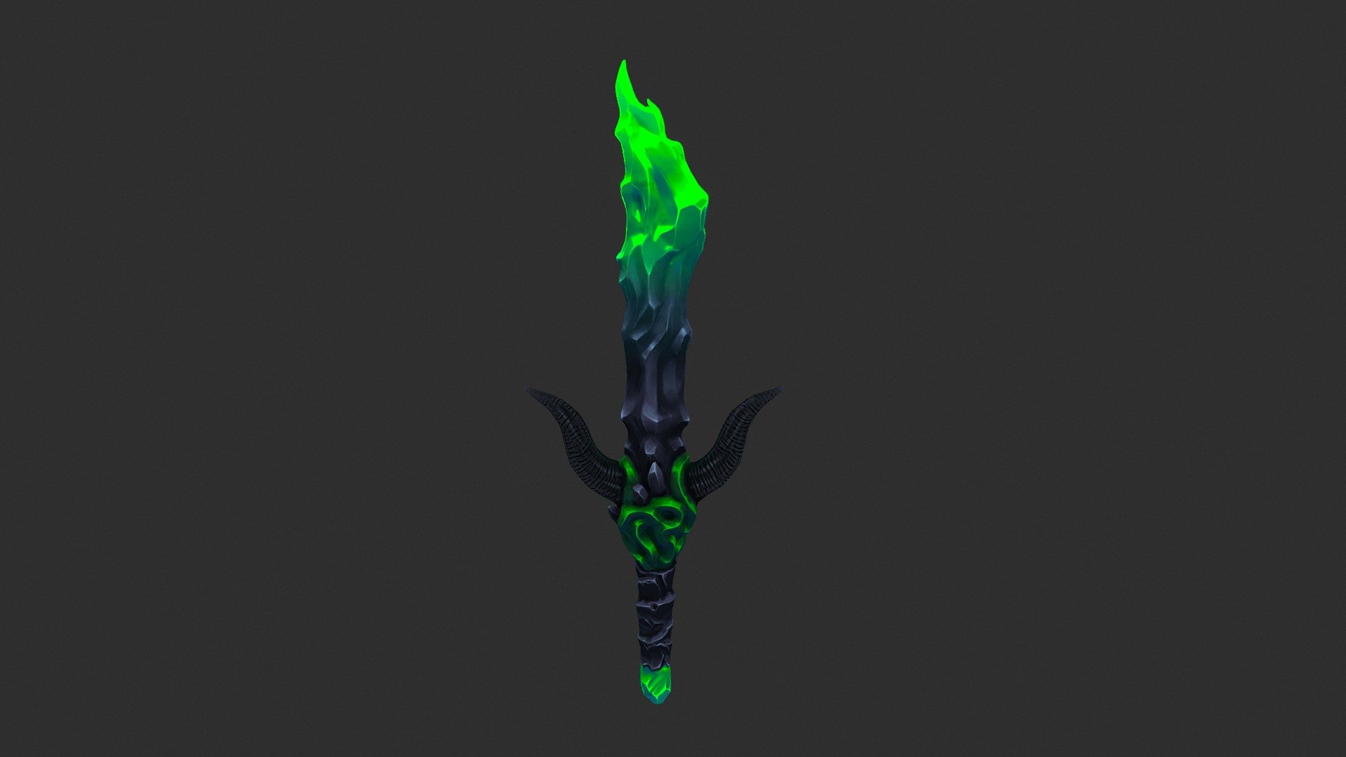 Stylized Demon Sword 3d model