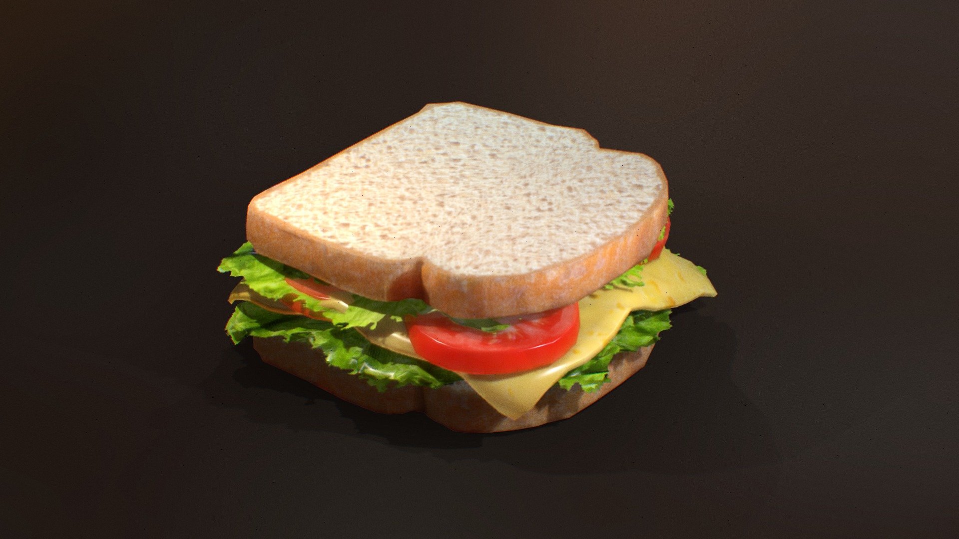 Club Sandwich 3d model