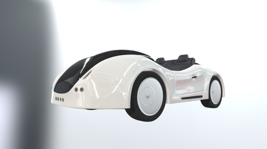 DROVI: Worlds first autonomous ride-on car 3d model