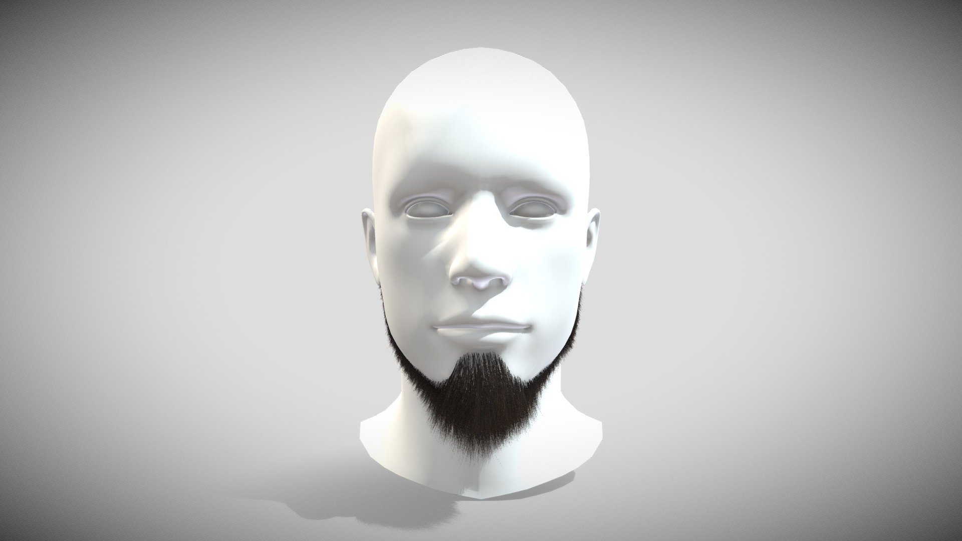 Metalhead  Beard 3d model