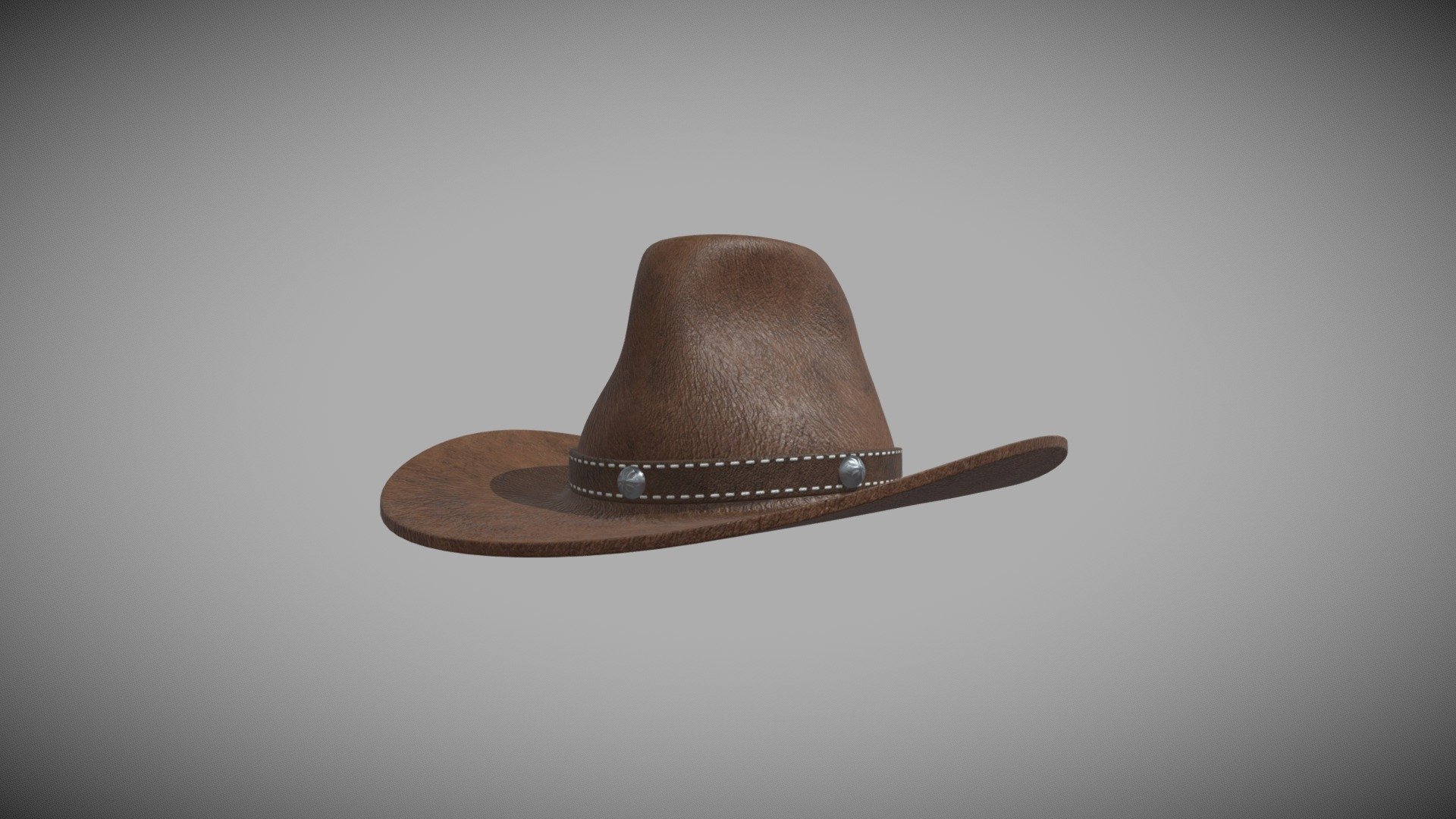 cowboy hat 3d model