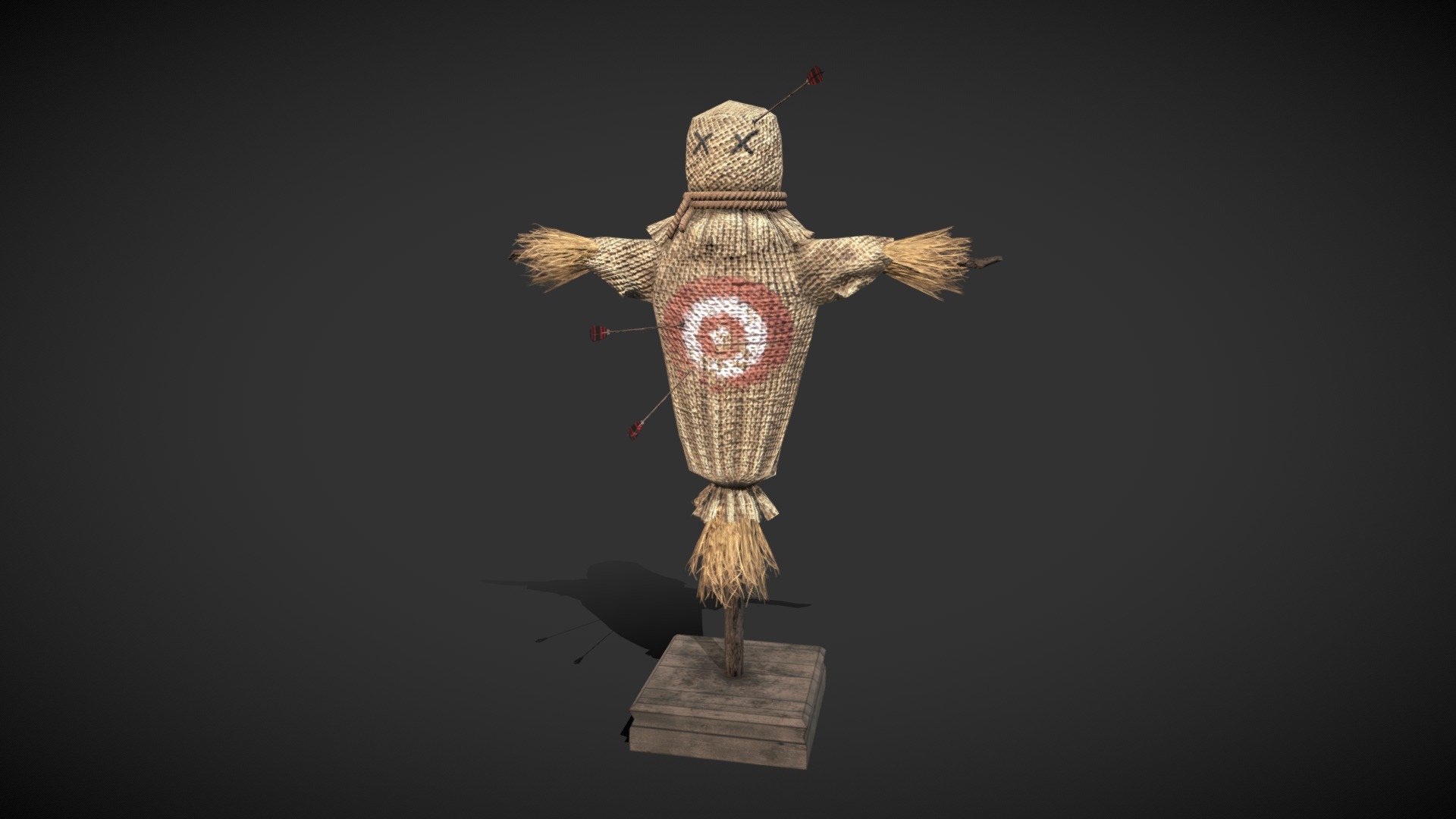 Training Dummy / Archery Target 3d model