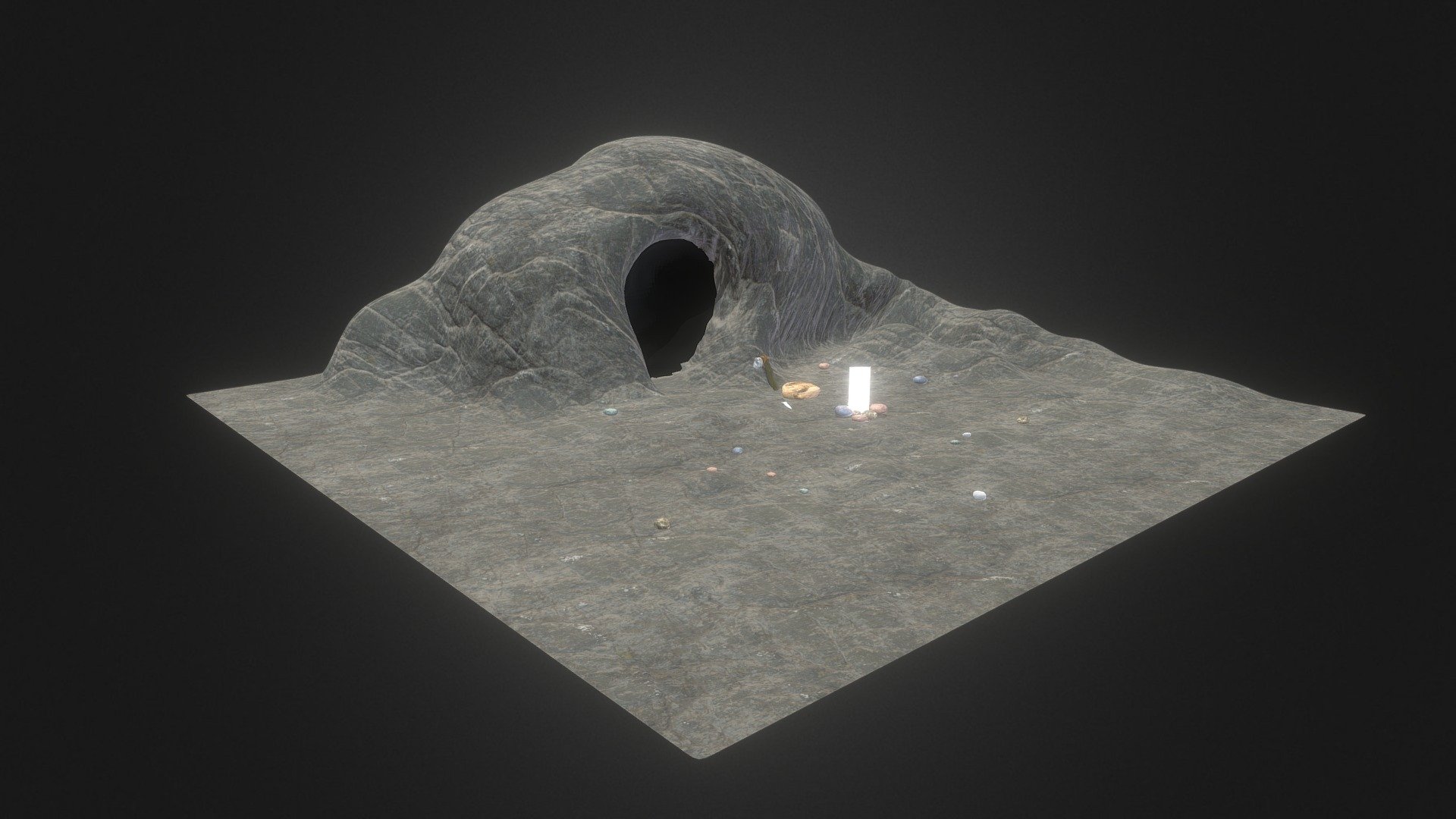 Spooky Cave 3d model