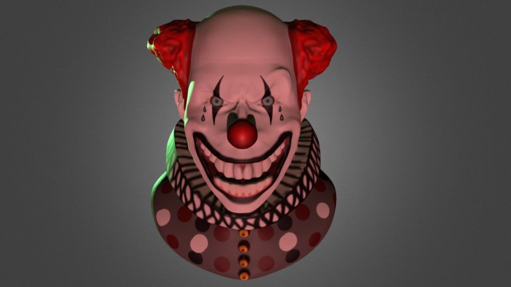 Smiley The Clown 3d model