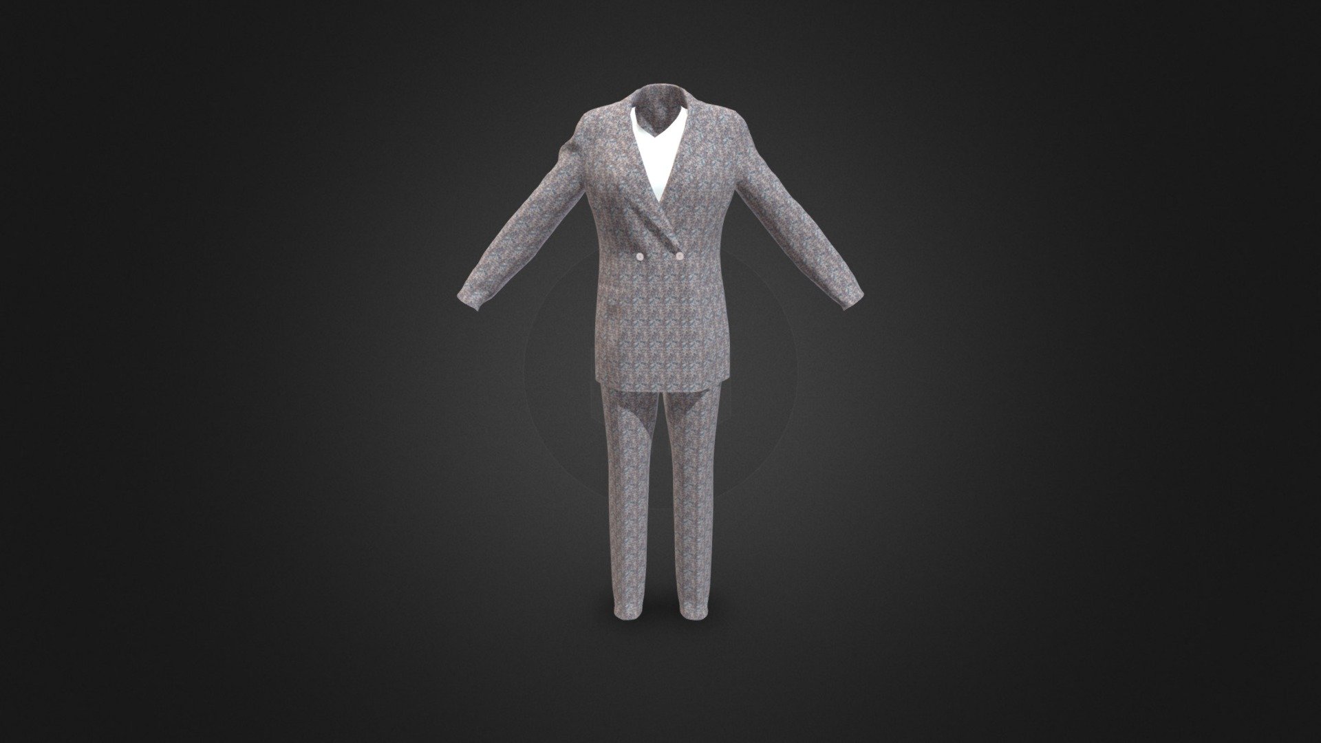 Womens suit jacket 3d model