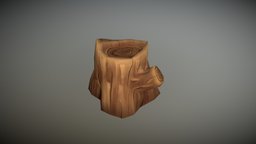 Stylized tree bark