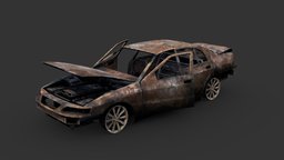 Burned Car