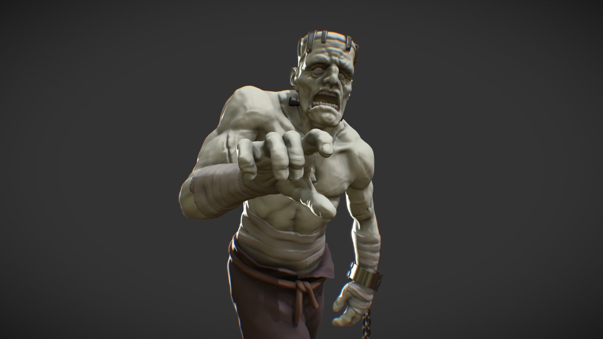 Frankenstein sculpt 3d model