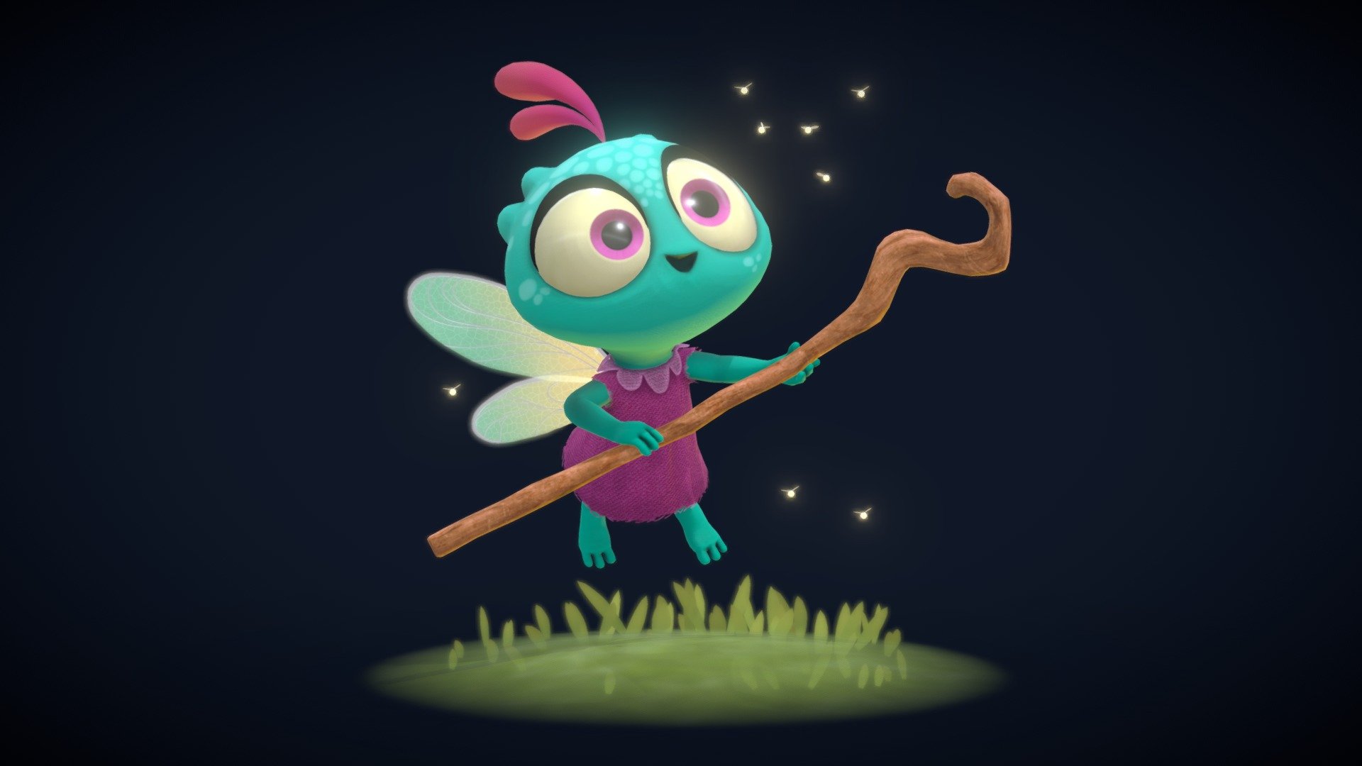 Magic fairy 3d model