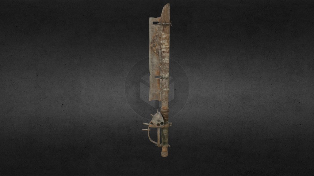 One handed sword 3d model