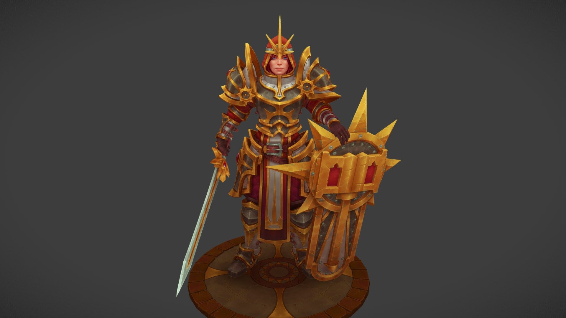 Templar 3d model