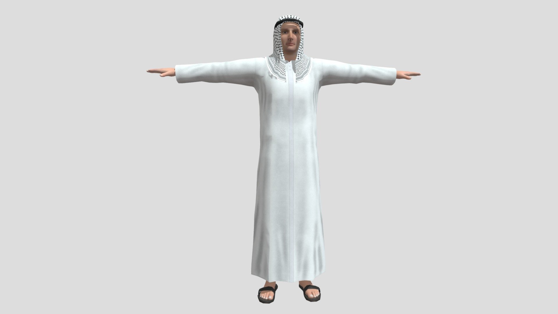 Arab Male 3d model