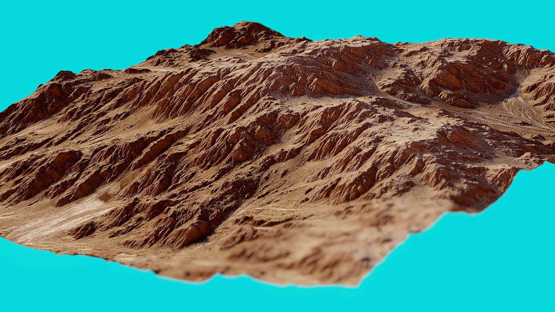 Mars Landscape 6 3d model