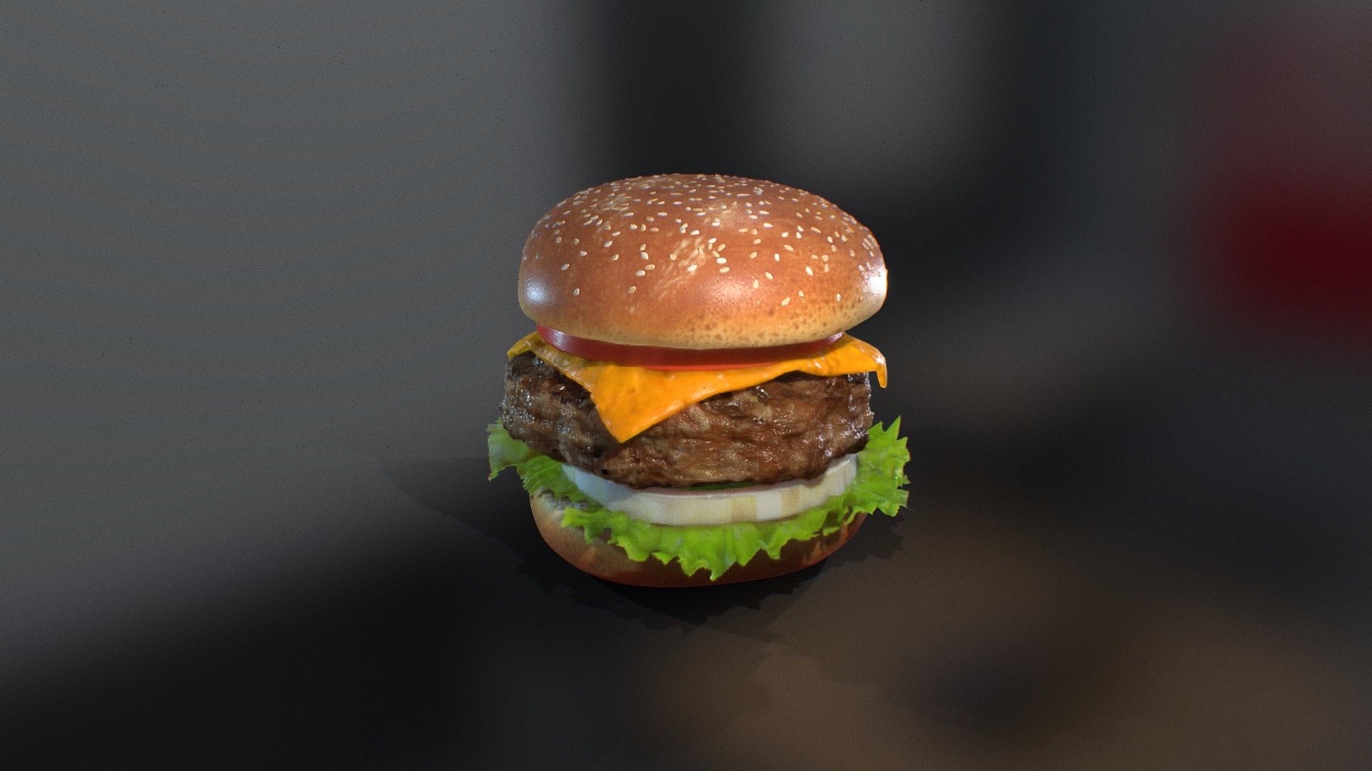 Burger 3d model